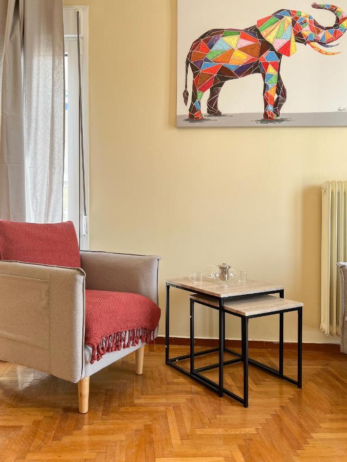 Chiou Spacious 90Sqm Apt In Athens Luaran gambar